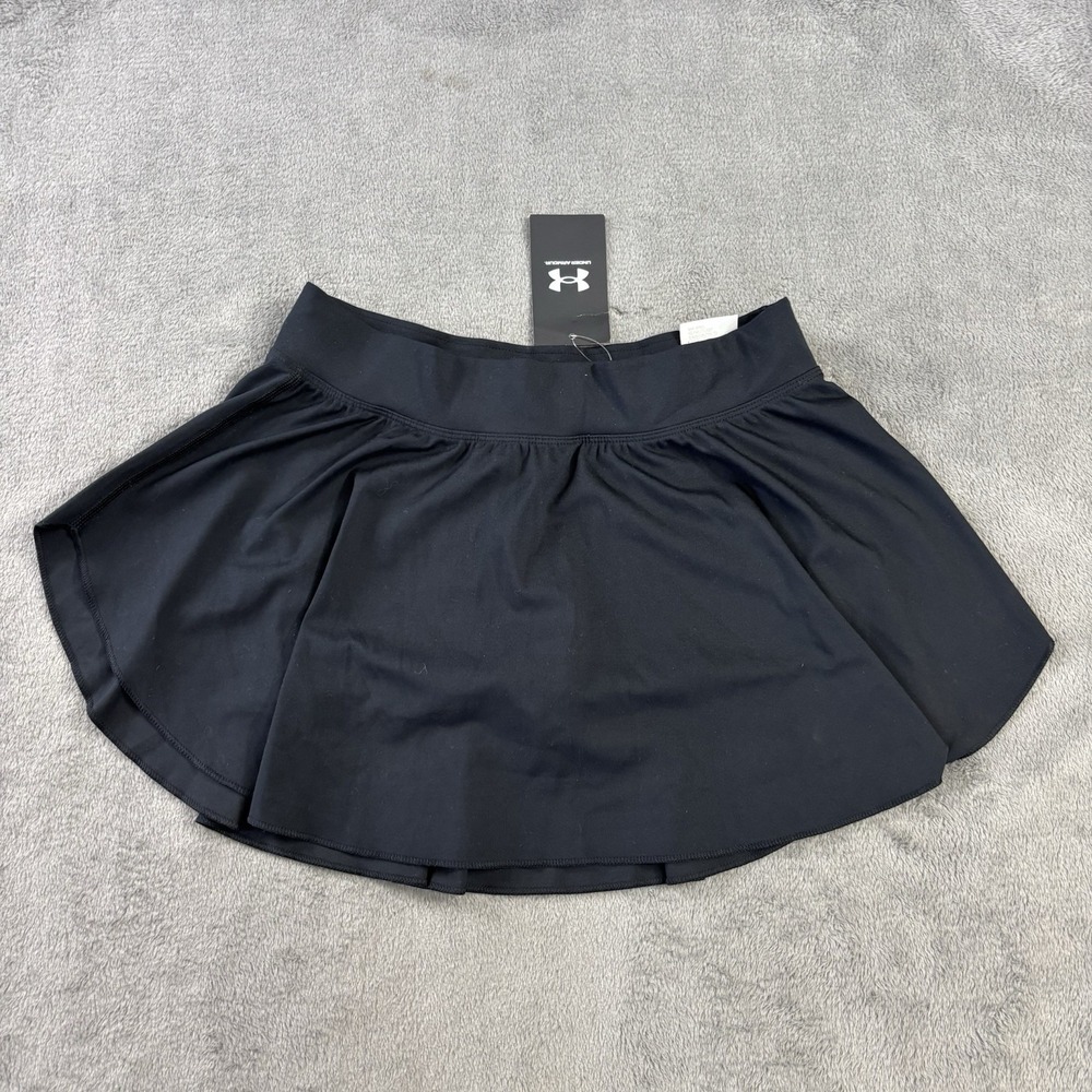 Under Armour Movement Skort Womens S Black Skirt Tennis Pickleball Gym NEW $65